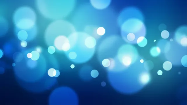 ボケ光の抽象背景（ブルー）