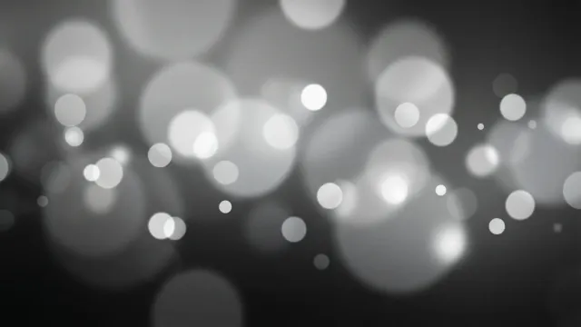 ボケ光の抽象背景（モノトーン）