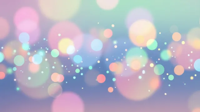 ボケ光の抽象背景（パステルカラフル） 2