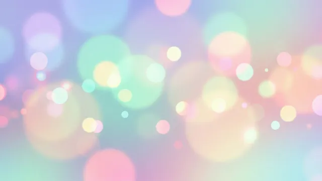 ボケ光の抽象背景（パステルカラフル） 3