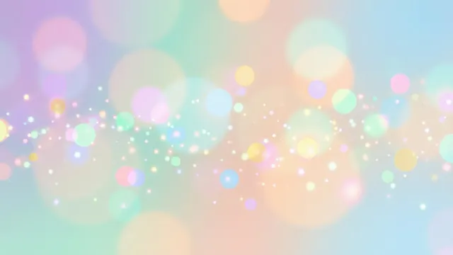 ボケ光の抽象背景（パステルカラフル）