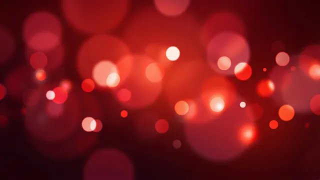 ボケ光の抽象背景（レッド）