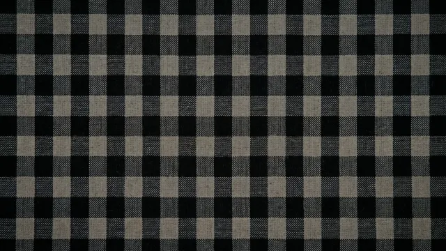 ギンガムチェック柄（ブラック）