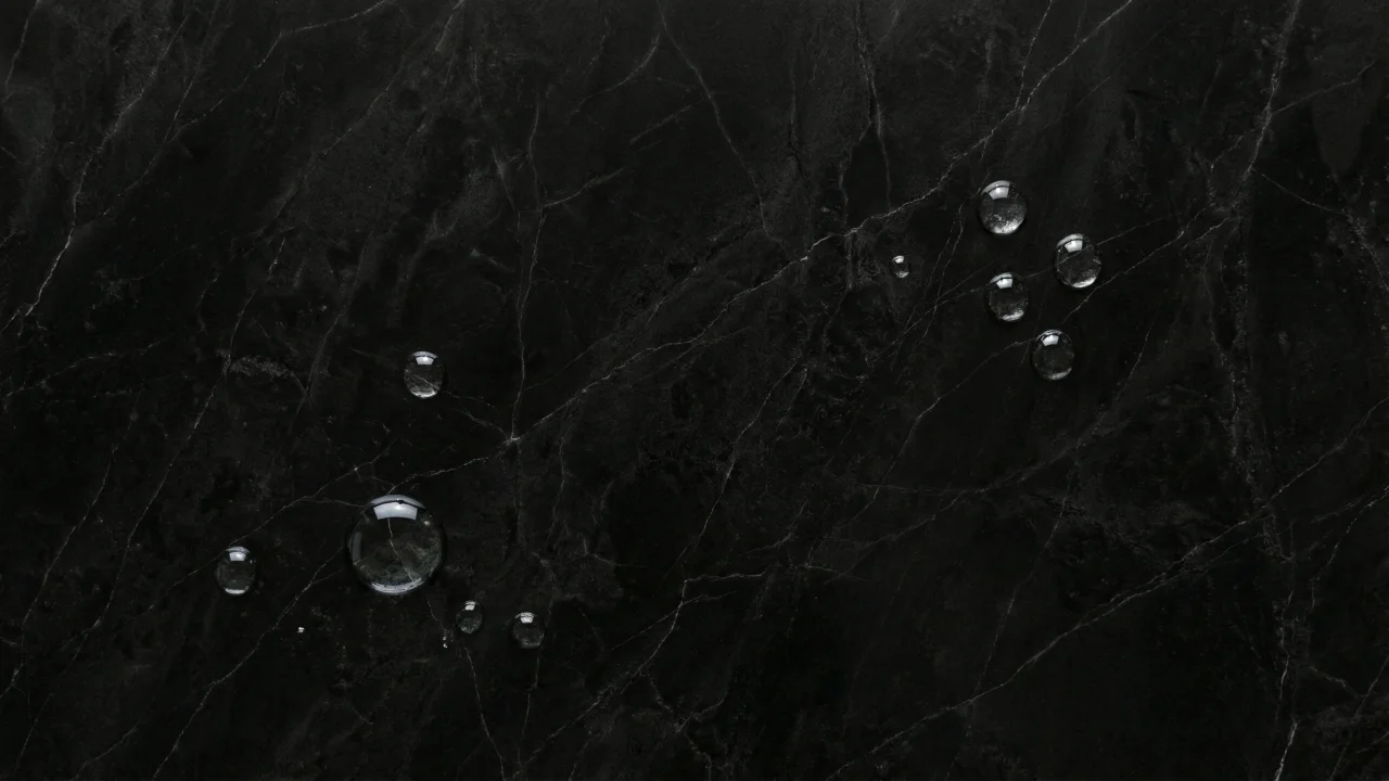 黒大理石テクスチャ（水滴あり） 2 デスクトップPC壁紙、背景画像