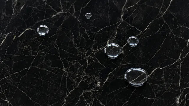 黒大理石テクスチャ（水滴あり） 3