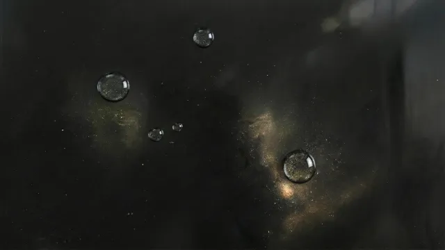 黒大理石テクスチャ（水滴あり）