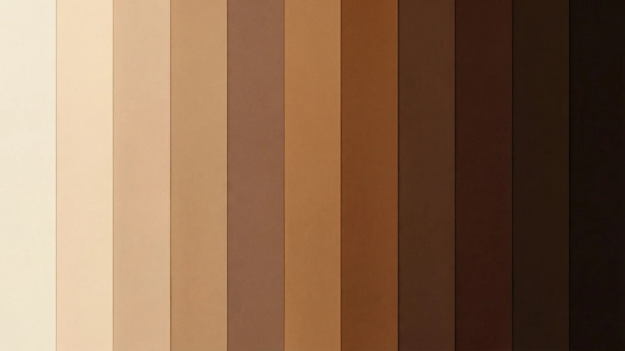 ブラウングラデーション縦ストライプ デスクトップPC壁紙、背景画像