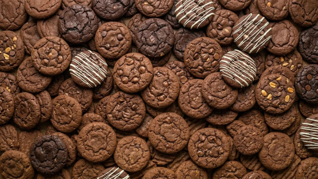 チョコレートクッキー デスクトップPC壁紙、背景画像