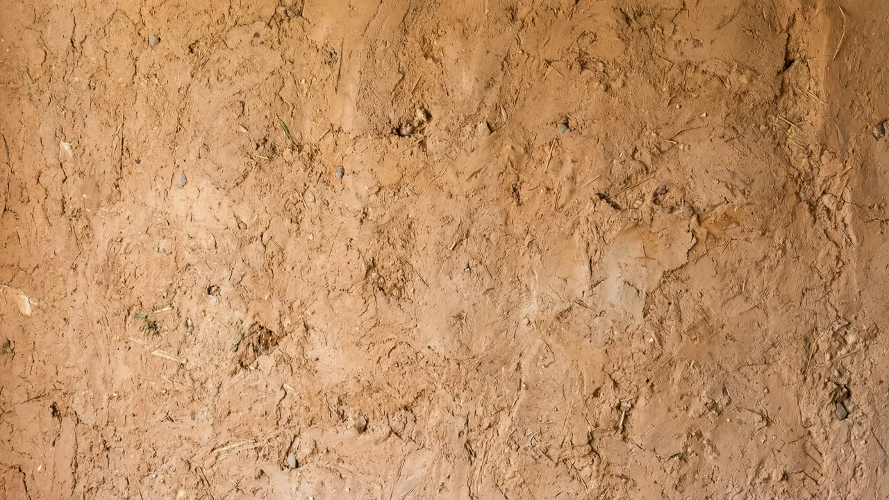 土壁テクスチャ（無地・ナチュラル） 2 デスクトップPC壁紙、背景画像