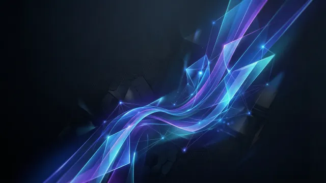 Windowsのデスクトップ壁紙でありそうなダークな波形 2