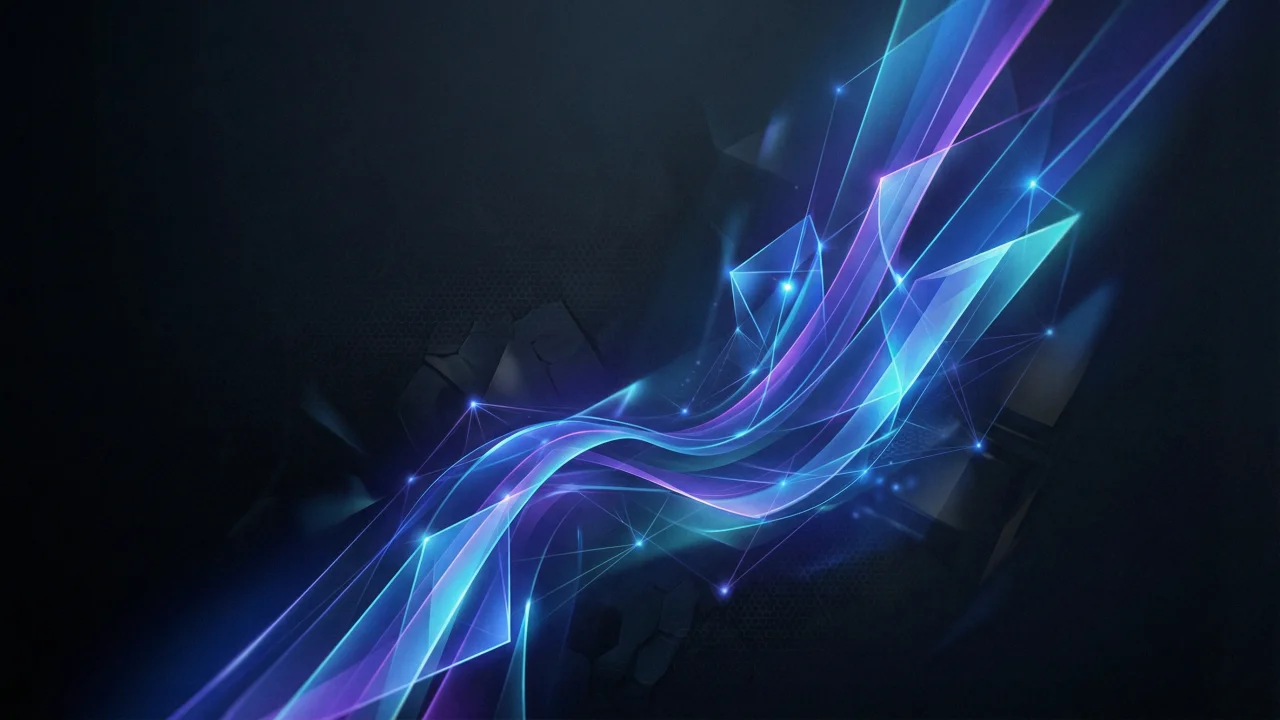 Windowsのデスクトップ壁紙でありそうなダークな波形 2 デスクトップPC壁紙、背景画像