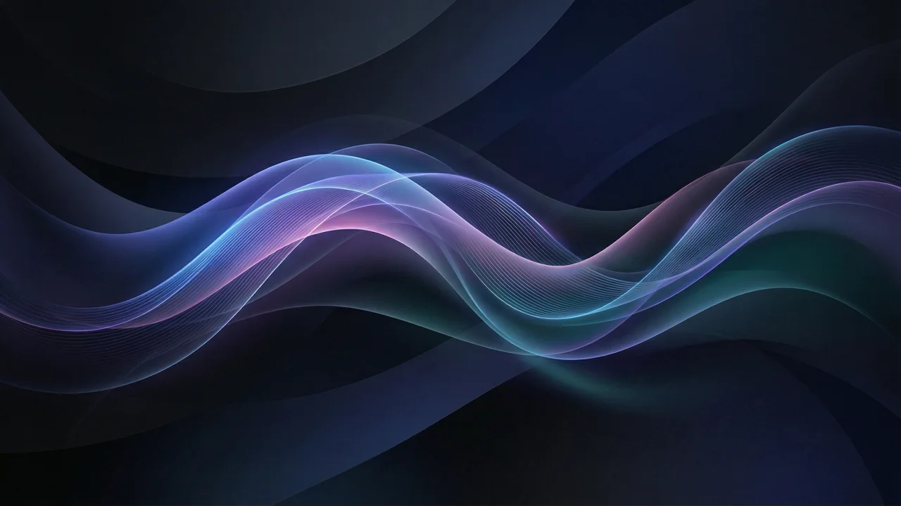 Windowsのデスクトップ壁紙でありそうなダークな波形 3 デスクトップPC壁紙、背景画像