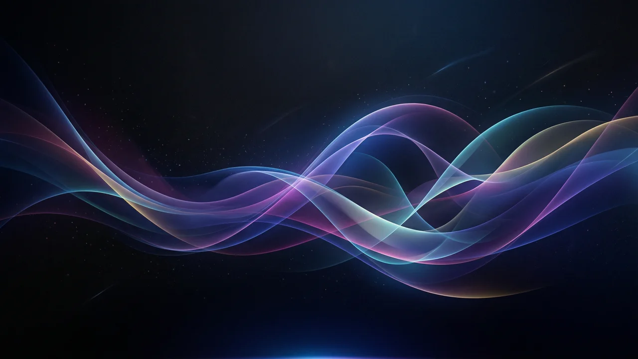 Windowsのデスクトップ壁紙でありそうなダークな波形 4 デスクトップPC壁紙、背景画像