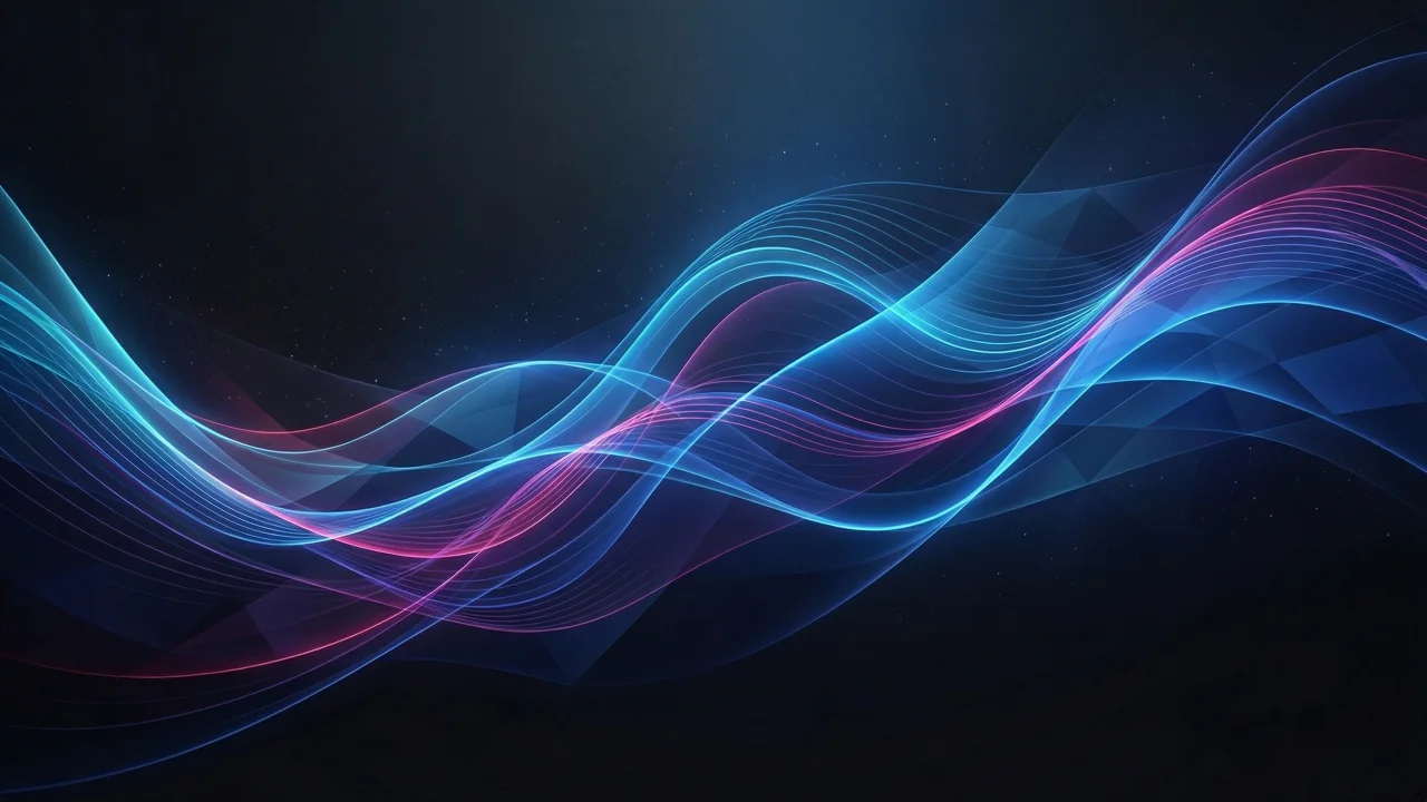 Windowsのデスクトップ壁紙でありそうなダークな波形 9 デスクトップPC壁紙、背景画像