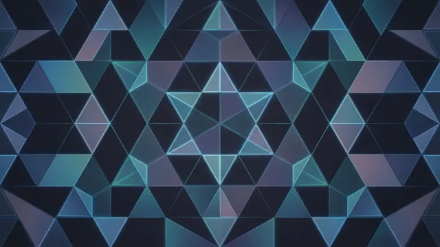 幾何学模様（ダークブルー）