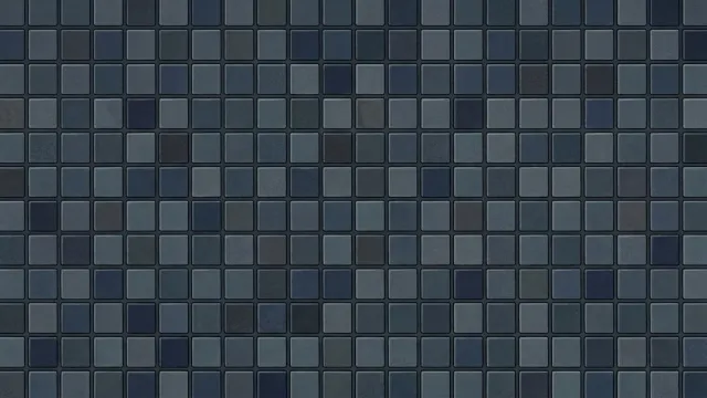 タイル柄（ダークグレー）