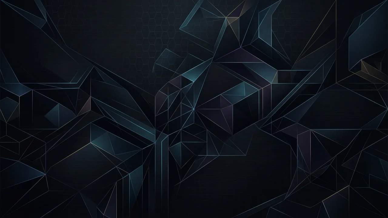 幾何学模様（抽象ポリゴンパターン） デスクトップPC壁紙、背景画像