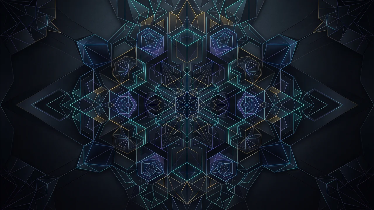 幾何学模様（ライン構成、シンメトリー） デスクトップPC壁紙、背景画像