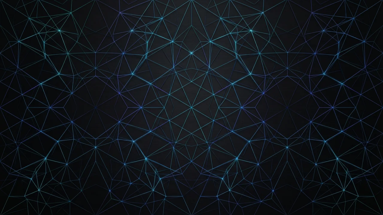幾何学模様（ネットワークメッシュ） デスクトップPC壁紙、背景画像
