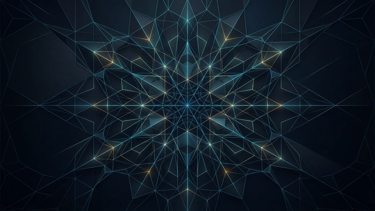 幾何学模様（放射状ライン、シンメトリー） デスクトップPC壁紙、背景画像