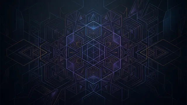 幾何学模様（トライアングルシンメトリー）