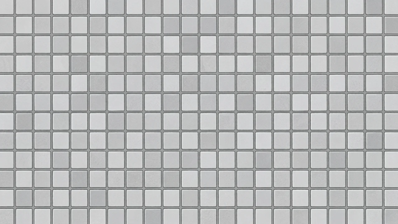 グレースケールモザイクタイル柄 デスクトップPC壁紙、背景画像