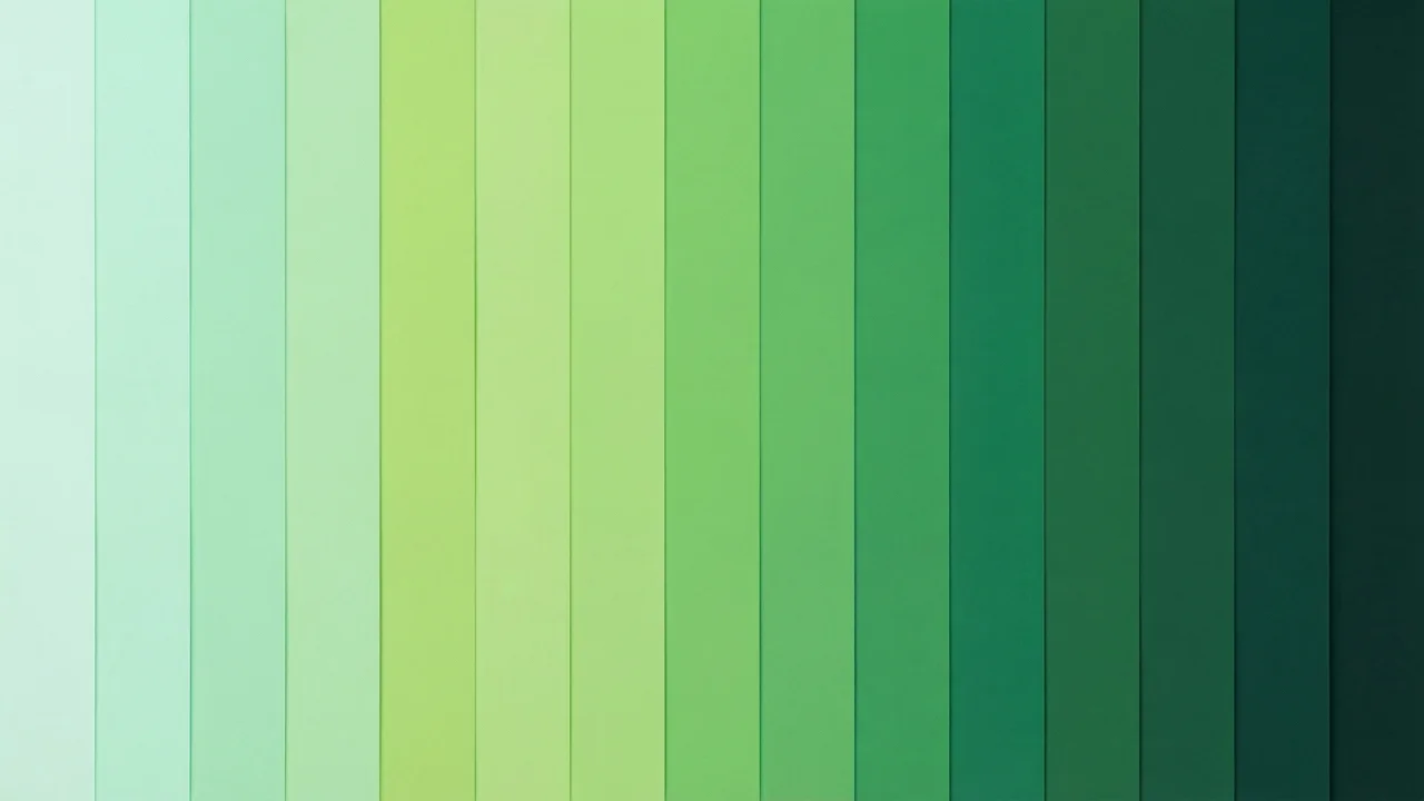 グリーングラデーション縦ストライプ デスクトップPC壁紙、背景画像
