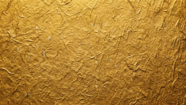 和紙テクスチャ（無地・ゴールド）