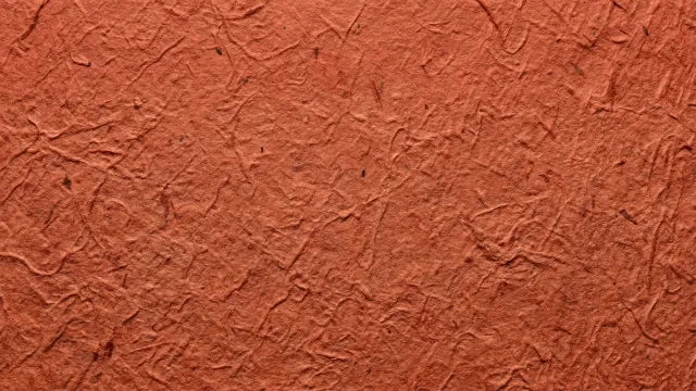 和紙テクスチャ（無地・テラコッタオレンジ）