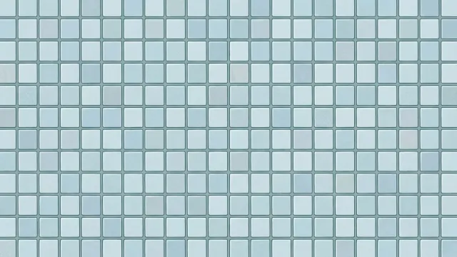 タイル柄（ライトブルー）