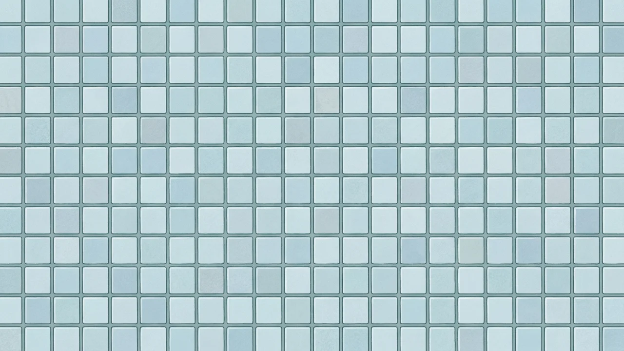 ライトブルータイル柄 デスクトップPC壁紙、背景画像