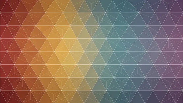 幾何学模様（和風柄、レインボーグラデーション）