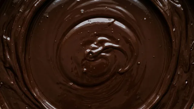溶けたチョコレートのうずまきテクスチャ
