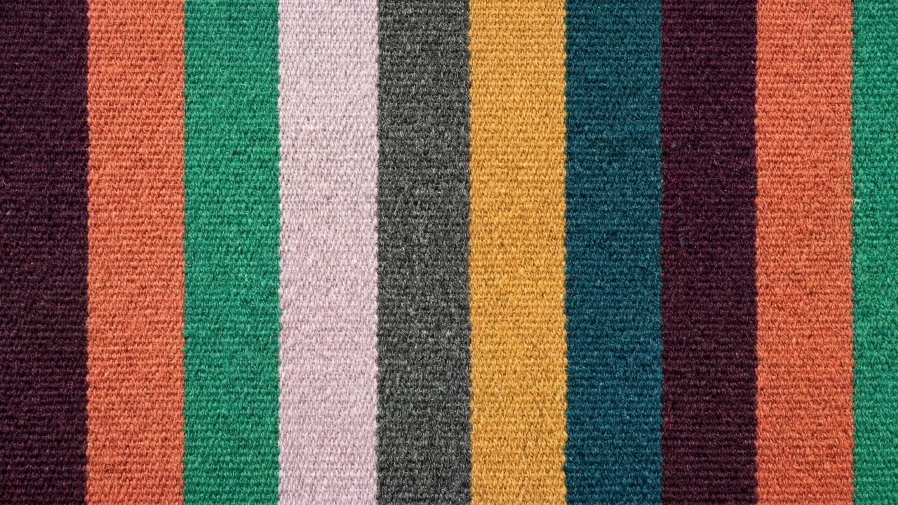 ストライプ柄（ボルドー・オレンジ・ティール） デスクトップPC壁紙、背景画像