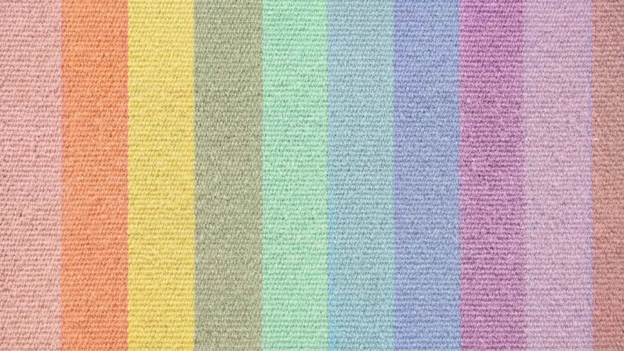 ストライプ柄（パステルレインボー） 2 デスクトップPC壁紙、背景画像