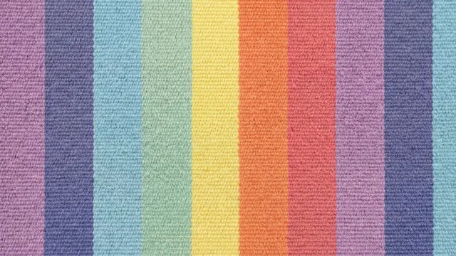 ストライプ柄（パステルレインボー）