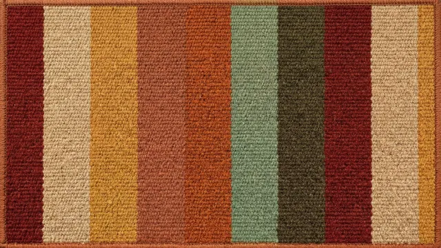 ストライプ柄（テラコッタ・セージグリーン・バーガンディ）