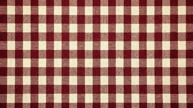 ギンガムチェック柄（ワインレッド）